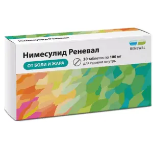 Купить Нимесулид Реневал 100 мг 30 шт таблетки