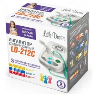 Купить Little Doctor LD-212С ингалятор компрессорный компактный белый