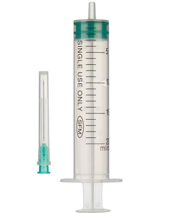 Шприц 20 мл SFM 3х комп. 21G (0.8×40 мм) N5