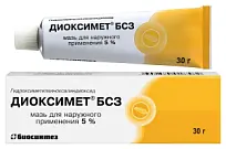 Купить: Диоксимет БСЗ 5% 30 г мазь для наружного применения туба