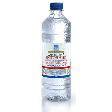 Купить Саровский Источник Монастырская 0,33 л вода питьевая газированная