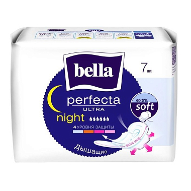 Купить Bella Perfecta Ultra Night extra soft 7 шт прокладки гигиенические