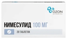 Купить: Нимесулид 100 мг 20 шт таблетки