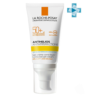 Купить La Roche-Posay Anthelios гель-крем 50мл SPF 50+ д/жирн и проблем кожи