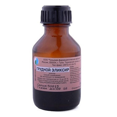 Купить Грудной эликсир 25 мл раствор для приема внутрь флакон