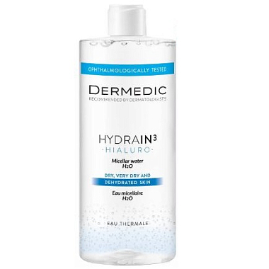 Купить Dermedic Hydrain3 Hialuro 500 мл вода мицеллярная