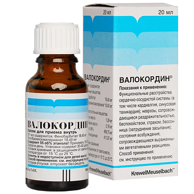 Купить Валокордин 20 мл капли для внутреннего применения