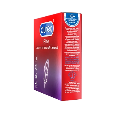 Купить Durex Elite 3 шт презервативы сверхтонкие