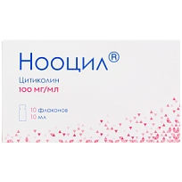 Купить: Нооцил 100 мг/мл 10 мл 10 шт раствор для приема внутрь