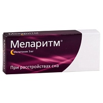 Купить: Меларитм 3 мг 24 шт таблетки покрытые пленочной оболочкой