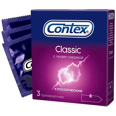 Купить Contex Classic 3 шт презервативы классические