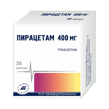 Купить Пирацетам 400 мг 30 шт капсулы