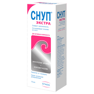 Купить Снуп Экстра 84 мкг + 70 м 10 мл 60 доз спрей назальный дозированный