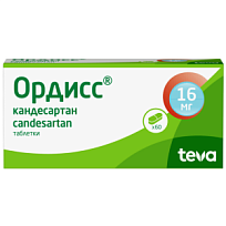 Купить: Ордисс 16 мг 60 шт таблетки