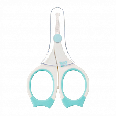 Купить Roxy Kids ножницы маникюрные для новорожденных с прорезиненными ручками