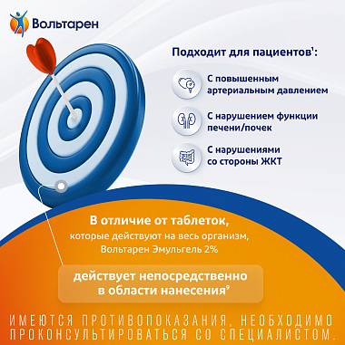 Купить Вольтарен Эмульгель 2 % 150 г гель для наружного применения крышка с откидным верхом
