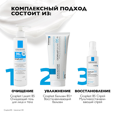 Купить La Roche-Posay Cicaplast Baume B5+  100 мл бальзам успокаивающий восстанавливающий  для тела лица и губ с пантенолом