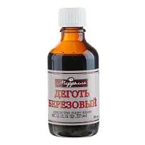 Купить: Деготь Березовый 50 г жидкость для наруж примен 50г