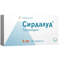 Купить: Сирдалуд 4 мг 30 шт таблетки