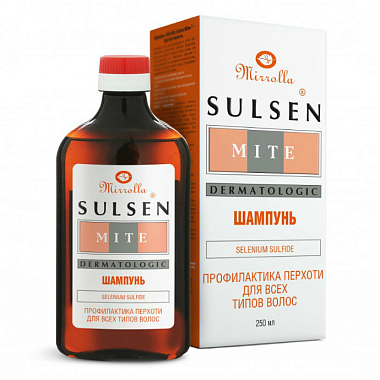 Купить Mirrolla Сульсен Мите 1 % 250 мл шампунь