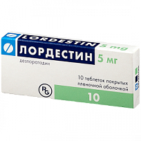 Купить: Лордестин 5 мг 10 шт таблетки покрытые пленочной оболочкой