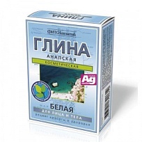 Купить: Глина Анапская 100 г порошок белая