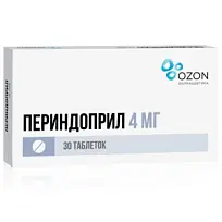 Купить: Периндоприл 4 мг 30 шт таблетки
