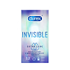 Купить Durex Invisible Extra Lube 12 шт презервативы с дополнительной смазкой