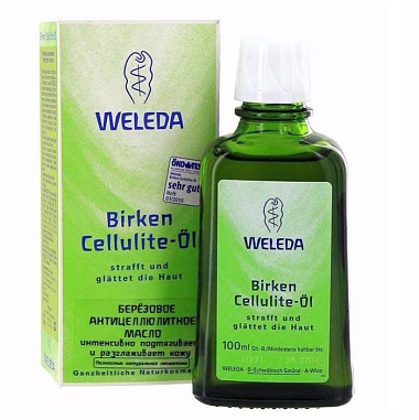 Купить Weleda 100 мл масло березовое антицеллюлитное