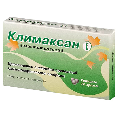 Купить Климаксан 10 г гранулы гомеопатические пакет