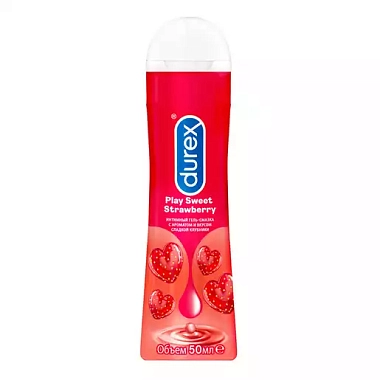 Купить Дюрекс Плэй Свит гель-смазка 50мл клубника