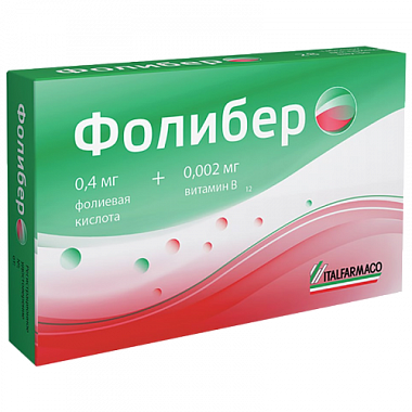 Купить Фолибер 28 шт таблетки