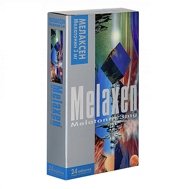 Купить Мелаксен 3 мг 24 шт таблетки покрытые пленочной оболочкой