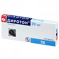 Купить: Диротон 20 мг 28 шт таблетки