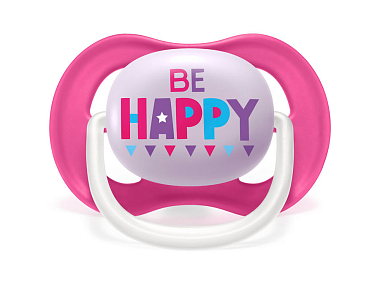 Купить Philips Avent Ultra Air SCF080/16 2 шт соска-пустышка силиконовая ортодонтическая 6-18 мес для девочек