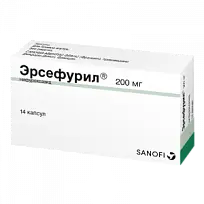 Купить: Эрсефурил 200 мг 14 шт капсулы