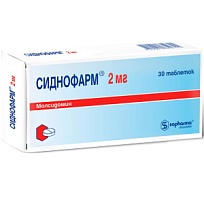 Купить: Сиднофарм 2 мг 30 шт таблетки