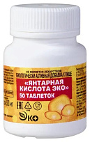 Купить: Янтарная кислота Эко 500 мг 50 шт таблетки