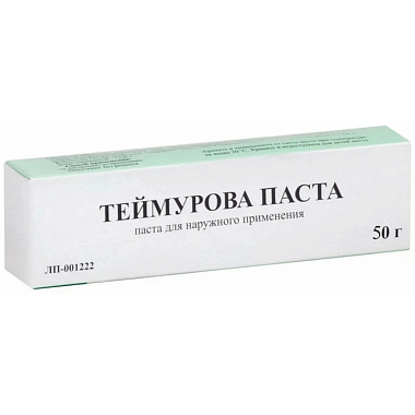 Купить Теймурова 30 г паста для наружного применения туба
