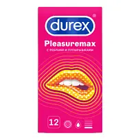 Купить: Durex Pleasuremax 12 шт презервативы с ребрами и пупырышками