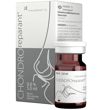 Купить Гиалрипайер-10 Хондрорепарант 0,8 % 5 мл гель