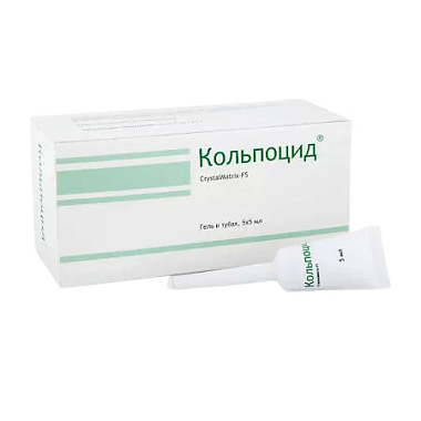 Купить Кольпоцид CrystalMatrix-FS 5 мл 5 шт гель восстанавливающий для интимной гигиены