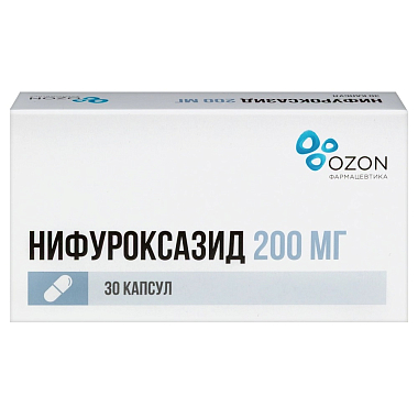 Купить Нифуроксазид 200 мг 30 шт капсулы