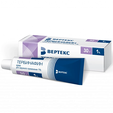 Купить Тербинафин 1% 30 г крем для наружного применения
