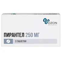 Купить: Пирантел 250 мг 3 шт таблетки