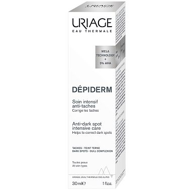 Купить Uriage Depiderm 30 мл интенсивный уход против пигментных пятен