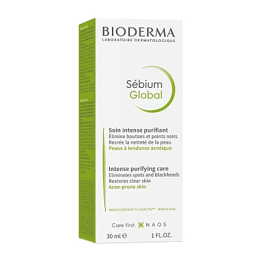 Купить Bioderma Sebium Global интенсивный уход 30мл