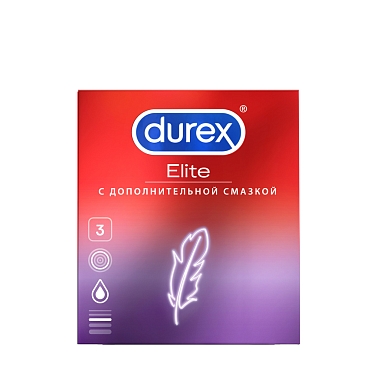 Купить Durex Elite 3 шт презервативы сверхтонкие