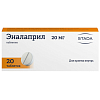 Купить Эналаприл 20 мг 20 шт таблетки