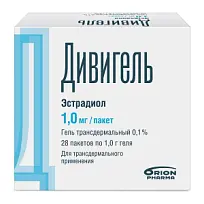 Купить: Дивигель 0,1 % 1 г 28 шт гель трансдермальный